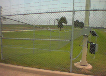 perimeter fiber optic intrusion fencing security detect motion